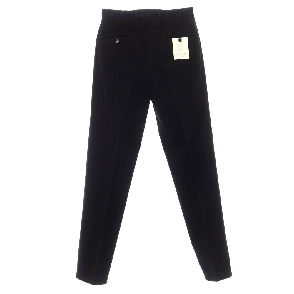 [New Outlet] LBM1911 Stretch Rayon Cotton Slacks Pants Black [Size 44] [BLK] [A/W] [Condition Rank N-] [Men&