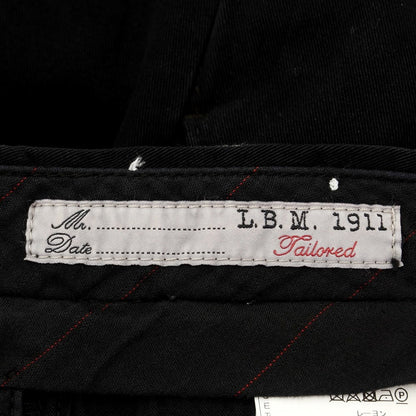 [New Outlet] LBM1911 Stretch Rayon Cotton Slacks Pants Black [Size 44] [BLK] [A/W] [Condition Rank N-] [Men&