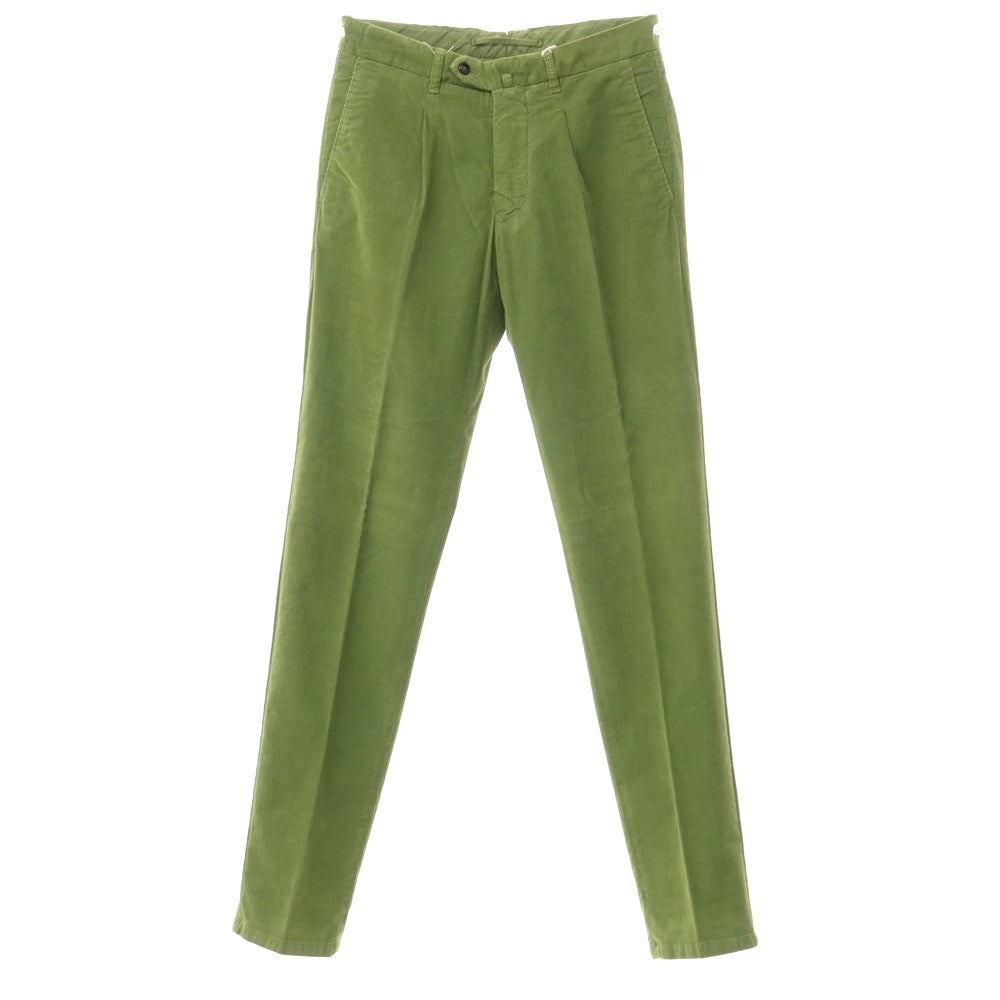 [New Outlet] LBM1911 Cotton Corduroy Slacks Pants Tea Green [Size 44] [GRN] [A/W] [Condition Rank N-] [Men&