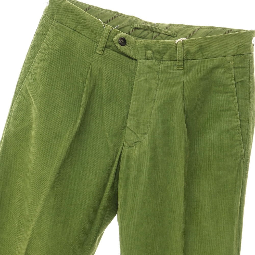 [New Outlet] LBM1911 Cotton Corduroy Slacks Pants Tea Green [Size 44] [GRN] [A/W] [Condition Rank N-] [Men&