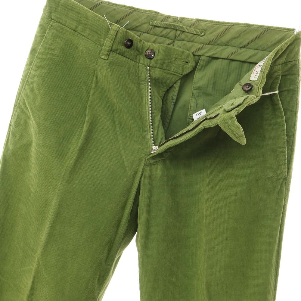 [New Outlet] LBM1911 Cotton Corduroy Slacks Pants Tea Green [Size 44] [GRN] [A/W] [Condition Rank N-] [Men&