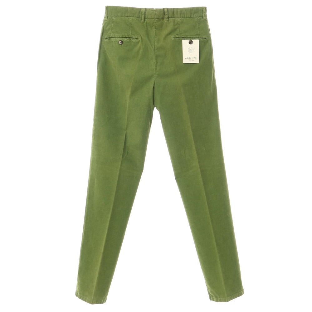 [New Outlet] LBM1911 Cotton Corduroy Slacks Pants Tea Green [Size 44] [GRN] [A/W] [Condition Rank N-] [Men&