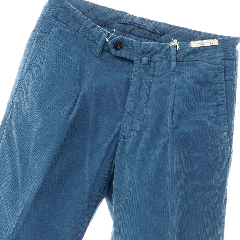 [New Outlet] LBM1911 Cotton Corduroy Slacks Pants Blue [Size 44] [BLU] [A/W] [Condition Rank N-] [Men&