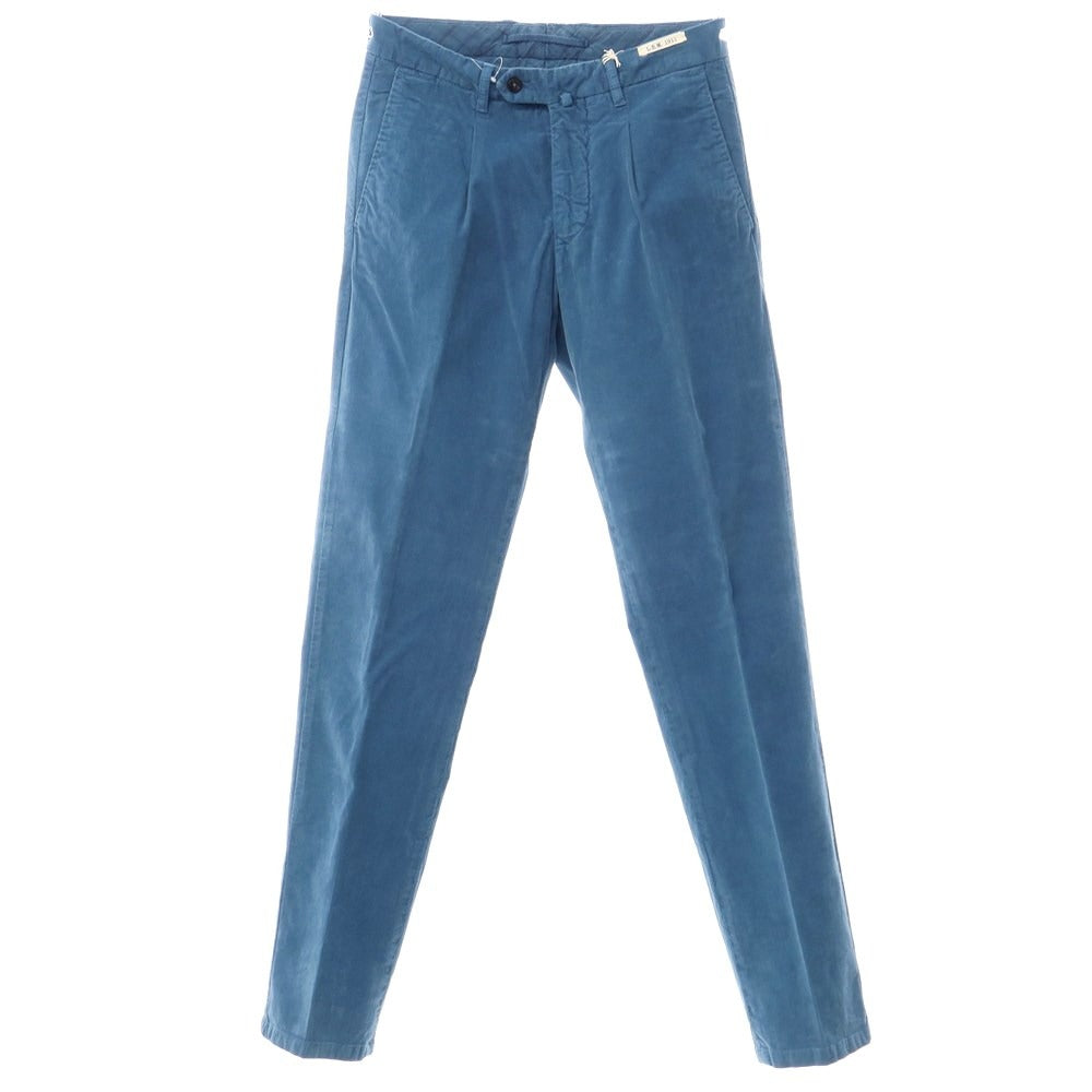[New Outlet] LBM1911 Cotton Corduroy Slacks Pants Blue [Size 46] [BLU] [A/W] [Condition Rank N-] [Men&