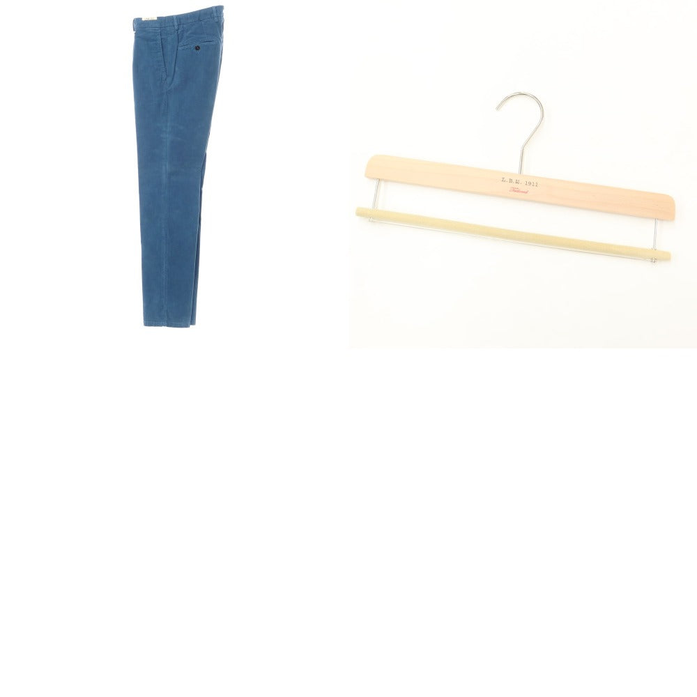 [New Outlet] LBM1911 Cotton Corduroy Slacks Pants Blue [Size 46] [BLU] [A/W] [Condition Rank N-] [Men&