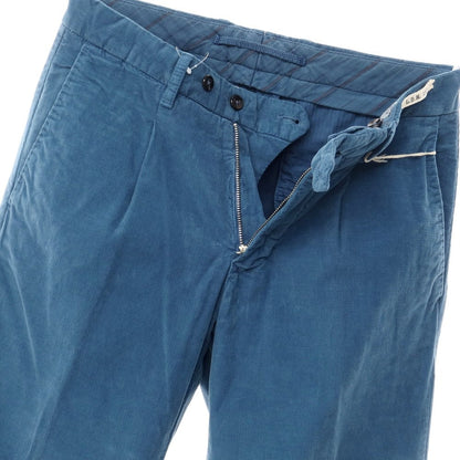 [New Outlet] LBM1911 Cotton Corduroy Slacks Pants Blue [Size 46] [BLU] [A/W] [Condition Rank N-] [Men&