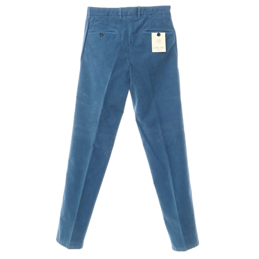 [New Outlet] LBM1911 Cotton Corduroy Slacks Pants Blue [Size 46] [BLU] [A/W] [Condition Rank N-] [Men&
