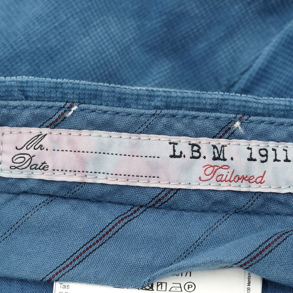 [New Outlet] LBM1911 Cotton Corduroy Slacks Pants Blue [Size 46] [BLU] [A/W] [Condition Rank N-] [Men&