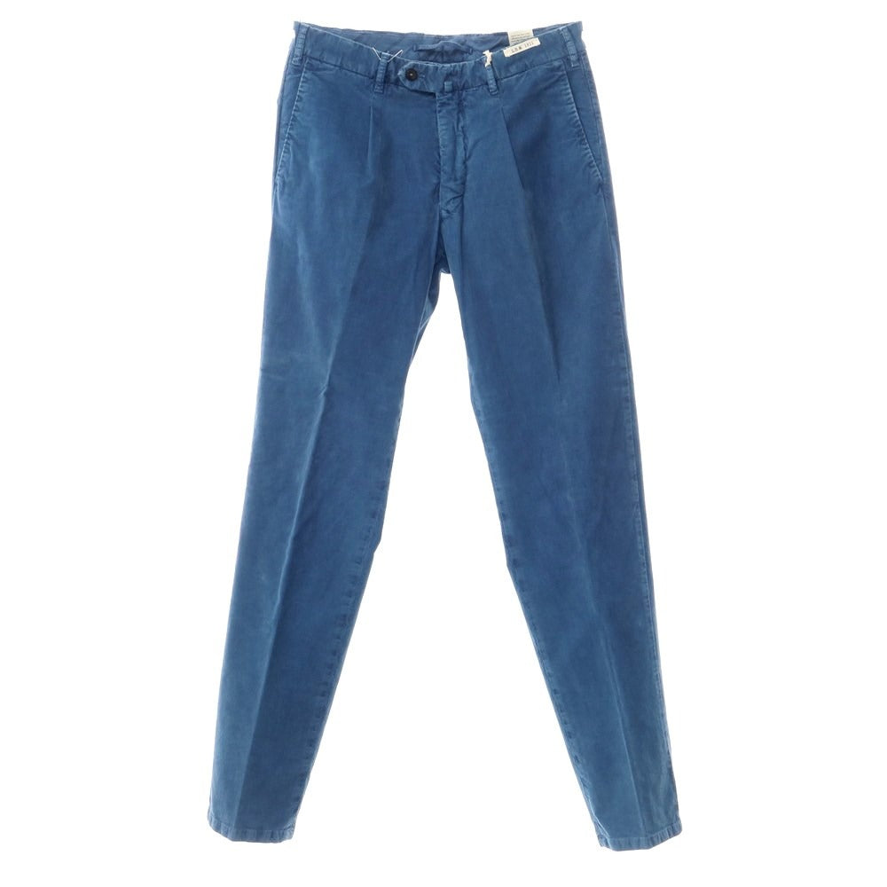 [New Outlet] LBM1911 Cotton Corduroy Slacks Pants Blue [Size 48] [BLU] [A/W] [Condition Rank N-] [Men&