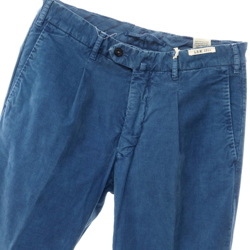 [New Outlet] LBM1911 Cotton Corduroy Slacks Pants Blue [Size 48] [BLU] [A/W] [Condition Rank N-] [Men&