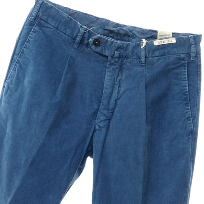 [New Outlet] LBM1911 Cotton Corduroy Slacks Pants Blue [Size 48] [BLU] [A/W] [Condition Rank N-] [Men&