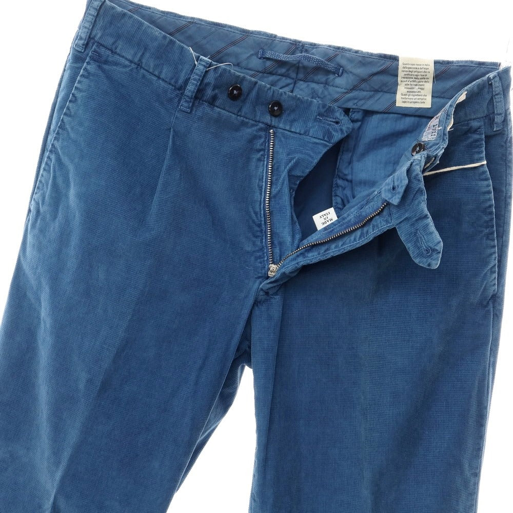 [New Outlet] LBM1911 Cotton Corduroy Slacks Pants Blue [Size 48] [BLU] [A/W] [Condition Rank N-] [Men&
