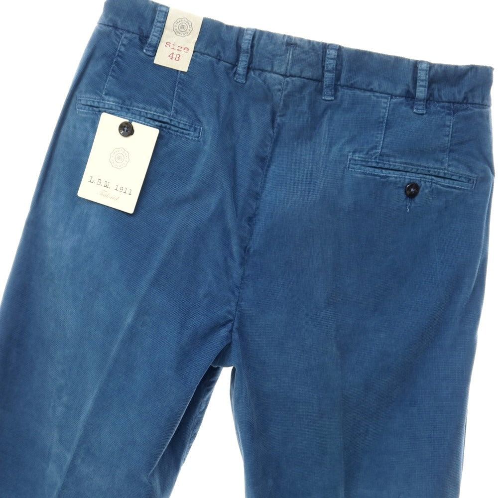 [New Outlet] LBM1911 Cotton Corduroy Slacks Pants Blue [Size 48] [BLU] [A/W] [Condition Rank N-] [Men&