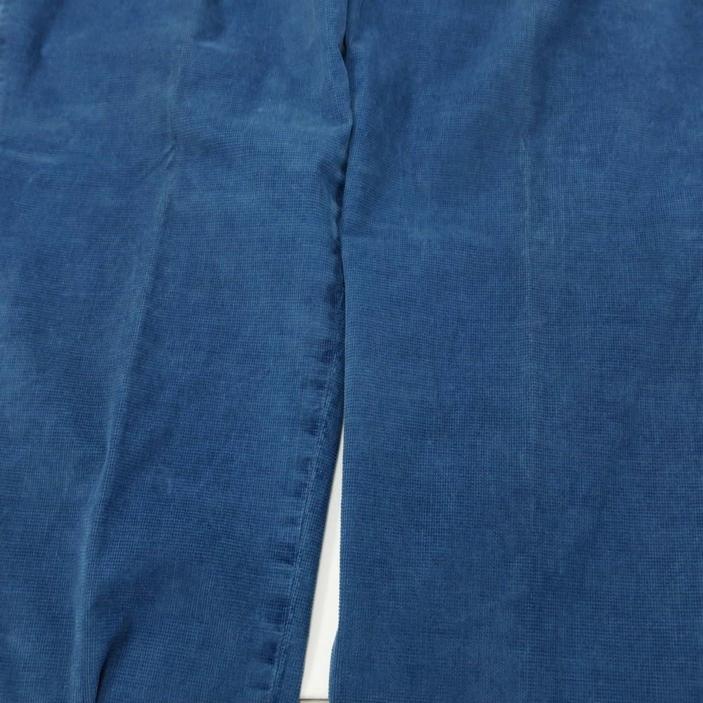 [New Outlet] LBM1911 Cotton Corduroy Slacks Pants Blue [Size 48] [BLU] [A/W] [Condition Rank N-] [Men&