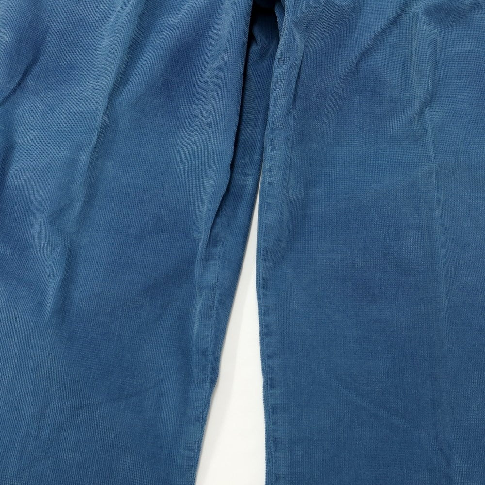 [New Outlet] LBM1911 Cotton Corduroy Slacks Pants Blue [Size 52] [BLU] [A/W] [Condition Rank N-] [Men&