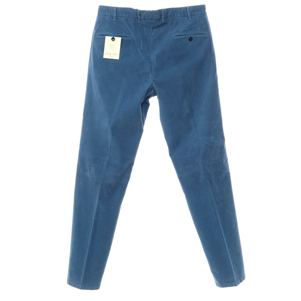 [New Outlet] LBM1911 Cotton Corduroy Slacks Pants Blue [Size 52] [BLU] [A/W] [Condition Rank N-] [Men&