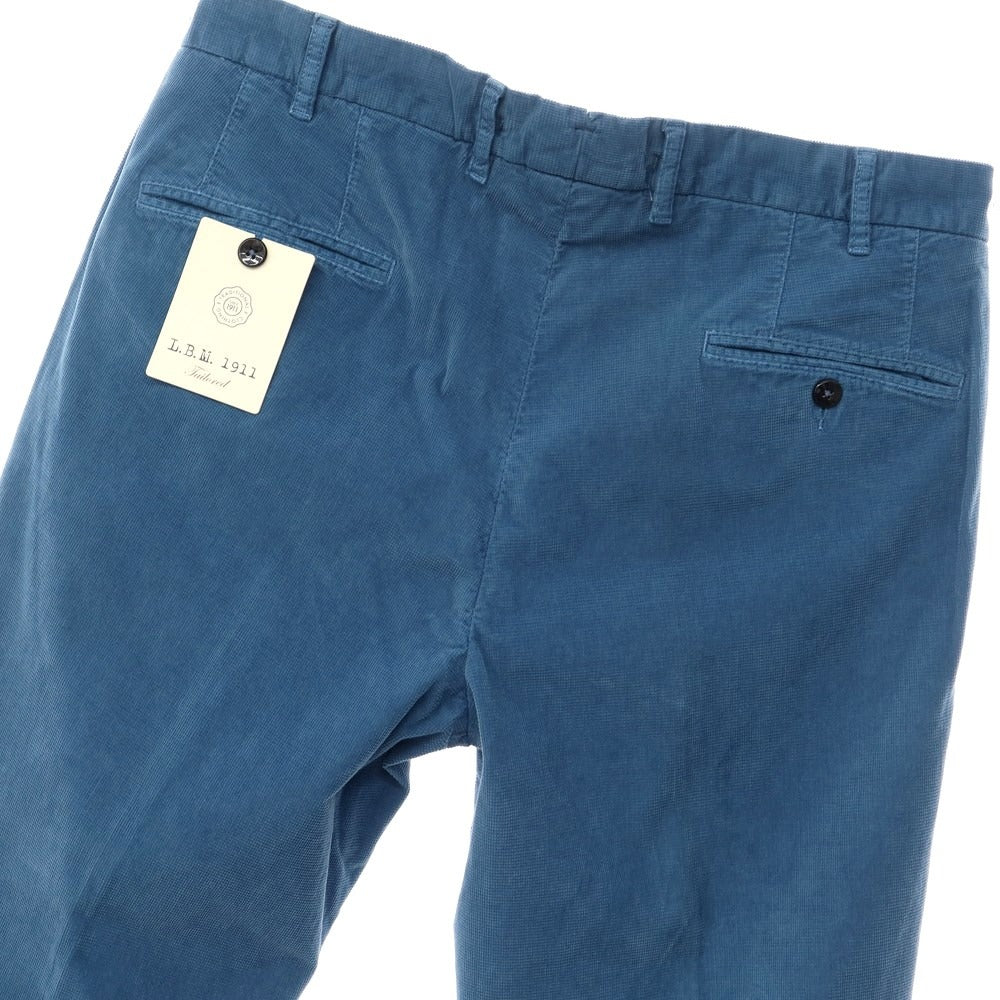 [New Outlet] LBM1911 Cotton Corduroy Slacks Pants Blue [Size 52] [BLU] [A/W] [Condition Rank N-] [Men&