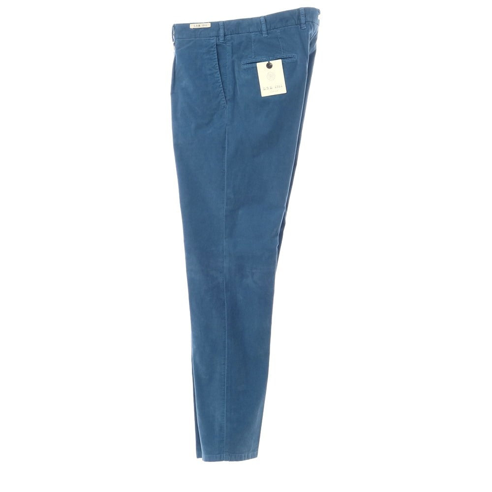 [New Outlet] LBM1911 Cotton Corduroy Slacks Pants Blue [Size 52] [BLU] [A/W] [Condition Rank N-] [Men&
