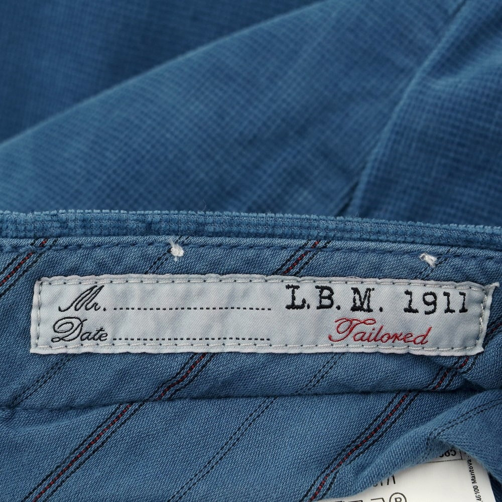 [New Outlet] LBM1911 Cotton Corduroy Slacks Pants Blue [Size 52] [BLU] [A/W] [Condition Rank N-] [Men&