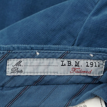 [New Outlet] LBM1911 Cotton Corduroy Slacks Pants Blue [Size 52] [BLU] [A/W] [Condition Rank N-] [Men&