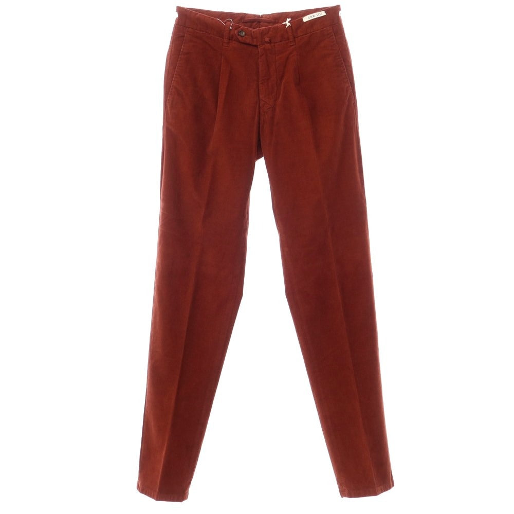 [New] LBM1911 Cotton Corduroy Slacks Pants Terracotta Color [Size 44] [BRW] [A/W] [Condition Rank N] [Men&