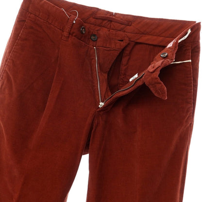 [New] LBM1911 Cotton Corduroy Slacks Pants Terracotta Color [Size 46] [BRW] [A/W] [Condition Rank N] [Men&