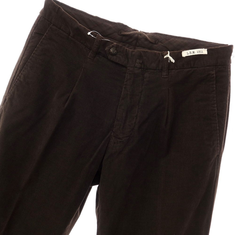 [New Outlet] LBM1911 Cotton Corduroy Slacks Pants Dark Brown [Size 46] [BRW] [A/W] [Condition Rank N-] [Men&