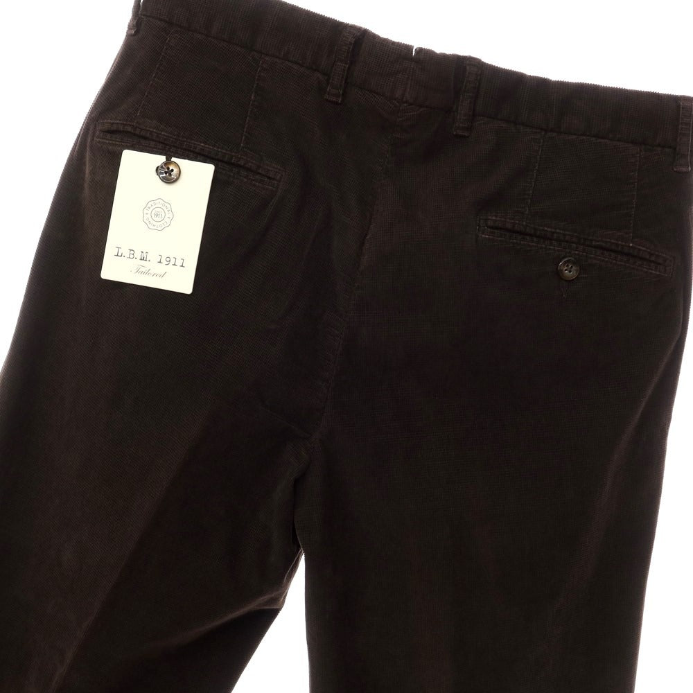 [New Outlet] LBM1911 Cotton Corduroy Slacks Pants Dark Brown [Size 46] [BRW] [A/W] [Condition Rank N-] [Men&