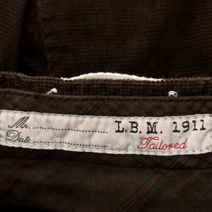 [New Outlet] LBM1911 Cotton Corduroy Slacks Pants Dark Brown [Size 46] [BRW] [A/W] [Condition Rank N-] [Men&