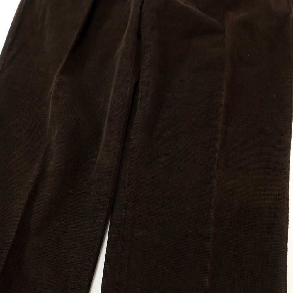 [New Outlet] LBM1911 Cotton Corduroy Slacks Pants Dark Brown [Size 46] [BRW] [A/W] [Condition Rank N-] [Men&