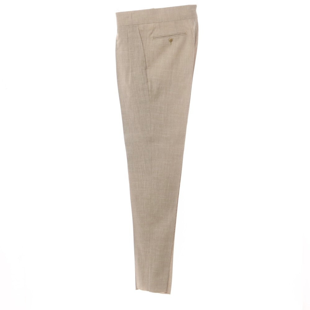 [New Outlet] Luigi Bianchi Mantova Wool Silk Linen Slacks Pants Beige [Size 48] [BEI] [S/S] [Condition Rank N-] [Men&
