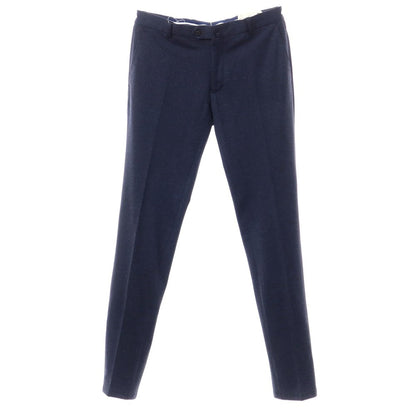 [New] Luigi Bianchi Mantova Wool Cotton Jersey Slacks Pants Navy [Size 48] [NVY] [A/W] [Condition Rank N] [Men&