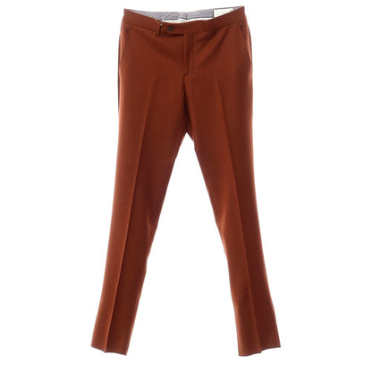 [New] Luigi Bianchi Mantova Wool Dress Slacks Pants Orange Brown [Size 44] [BRW] [A/W] [Condition Rank N] [Men&