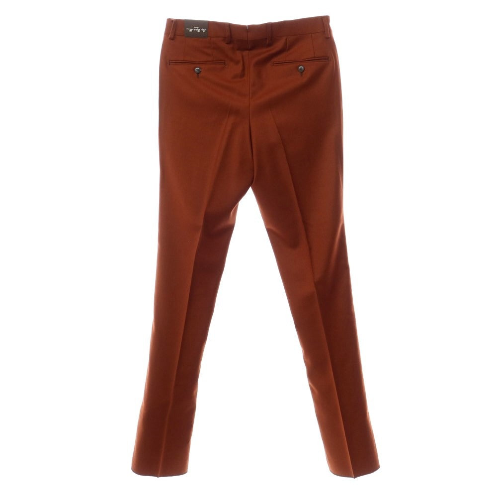 [New] Luigi Bianchi Mantova Wool Dress Slacks Pants Orange Brown [Size 44] [BRW] [A/W] [Condition Rank N] [Men&