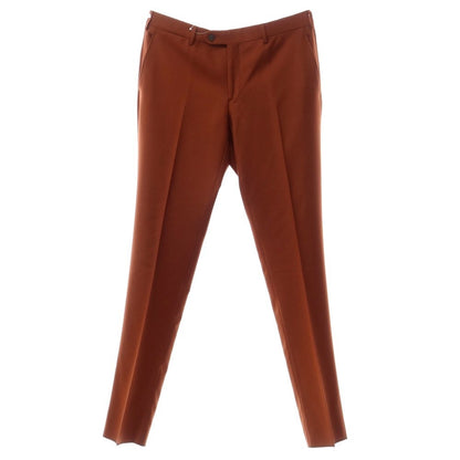 [New] Luigi Bianchi Mantova Wool Dress Slacks Pants Orange Brown [Size 50] [BRW] [A/W] [Condition Rank N] [Men&