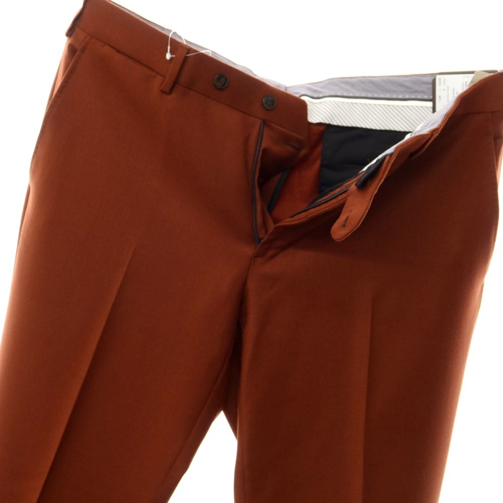 [New] Luigi Bianchi Mantova Wool Dress Slacks Pants Orange Brown [Size 50] [BRW] [A/W] [Condition Rank N] [Men&