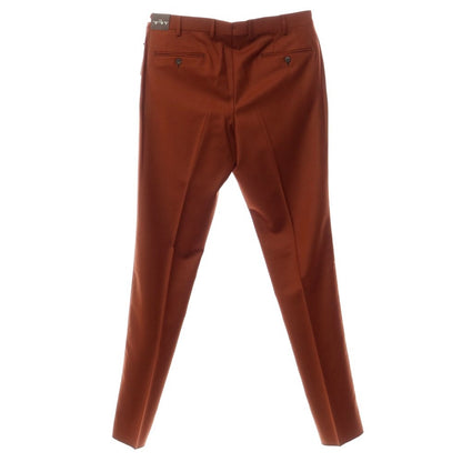 [New] Luigi Bianchi Mantova Wool Dress Slacks Pants Orange Brown [Size 50] [BRW] [A/W] [Condition Rank N] [Men&