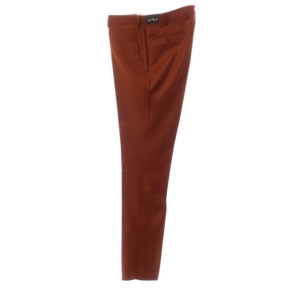 [New] Luigi Bianchi Mantova Wool Dress Slacks Pants Orange Brown [Size 50] [BRW] [A/W] [Condition Rank N] [Men&