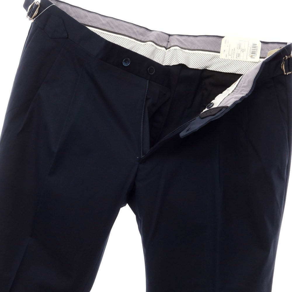 [New] Luigi Bianchi Mantova Cotton Casual Slacks Pants Navy [Size 54] [NVY] [S/S] [Condition Rank N] [Men&