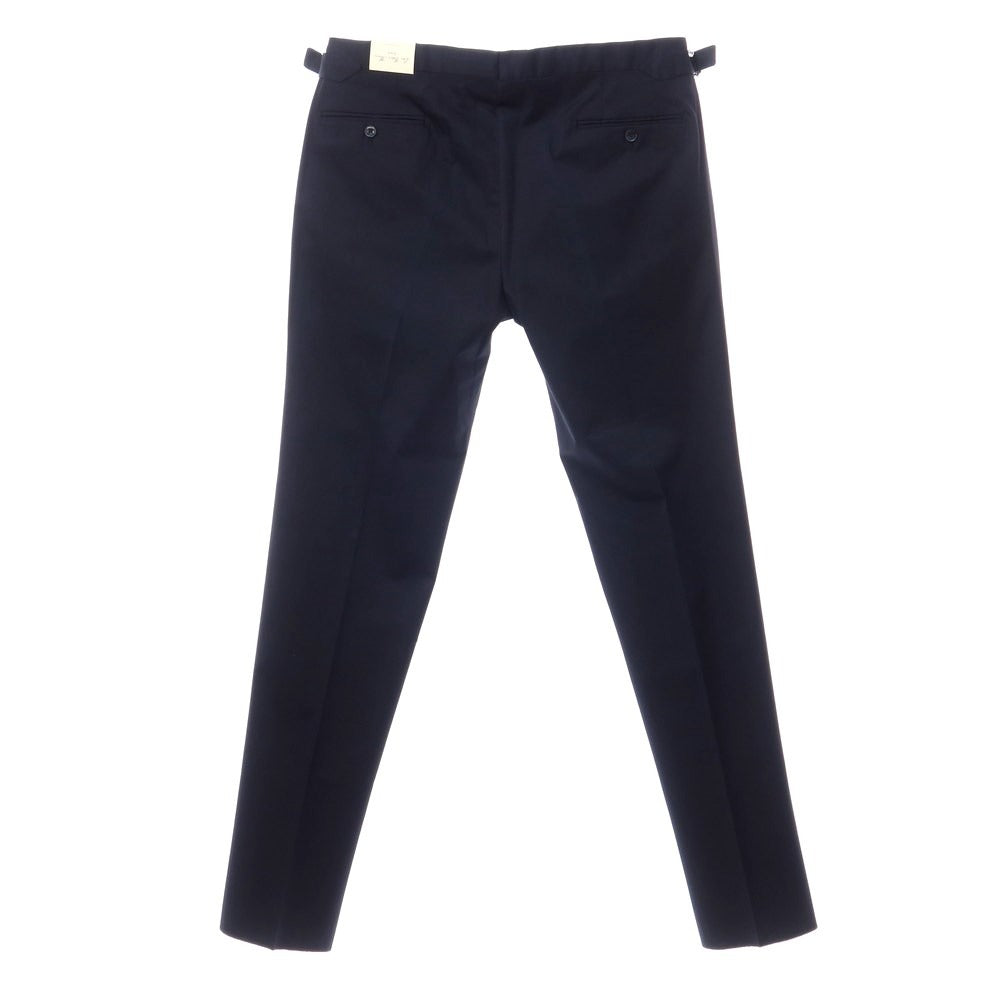 [New] Luigi Bianchi Mantova Cotton Casual Slacks Pants Navy [Size 54] [NVY] [S/S] [Condition Rank N] [Men&
