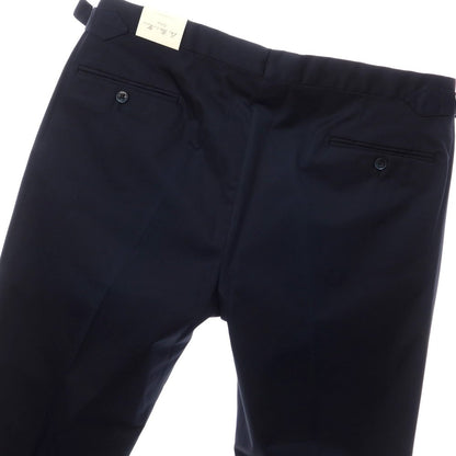 [New] Luigi Bianchi Mantova Cotton Casual Slacks Pants Navy [Size 54] [NVY] [S/S] [Condition Rank N] [Men&
