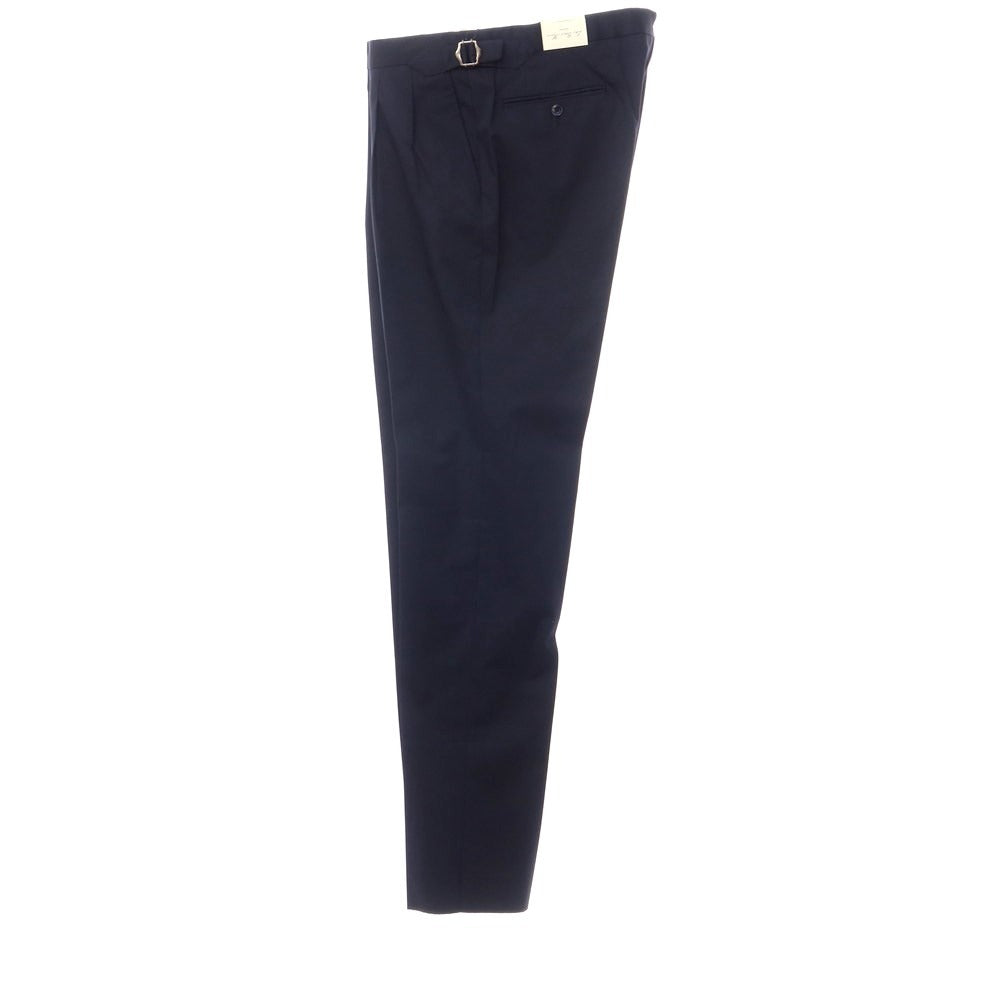 [New] Luigi Bianchi Mantova Cotton Casual Slacks Pants Navy [Size 54] [NVY] [S/S] [Condition Rank N] [Men&