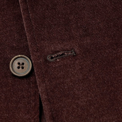 [New Outlet] Giannetto Moleskin Stretch Cotton Jacket Cocoa Brown [Size 48] [BRW] [A/W] [Condition Rank N-] [Men&