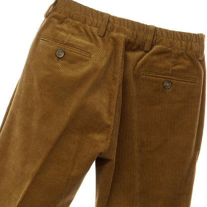 [New] Giannetto Corduroy Slacks Pants Ocher [Size 42] [BRW] [A/W] [Condition Rank N] [Men&