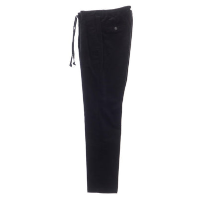 [New] Giannetto Corduroy Easy Slacks Pants Navy Black [Size 46] [BLK] [A/W] [Condition Rank N] [Men&