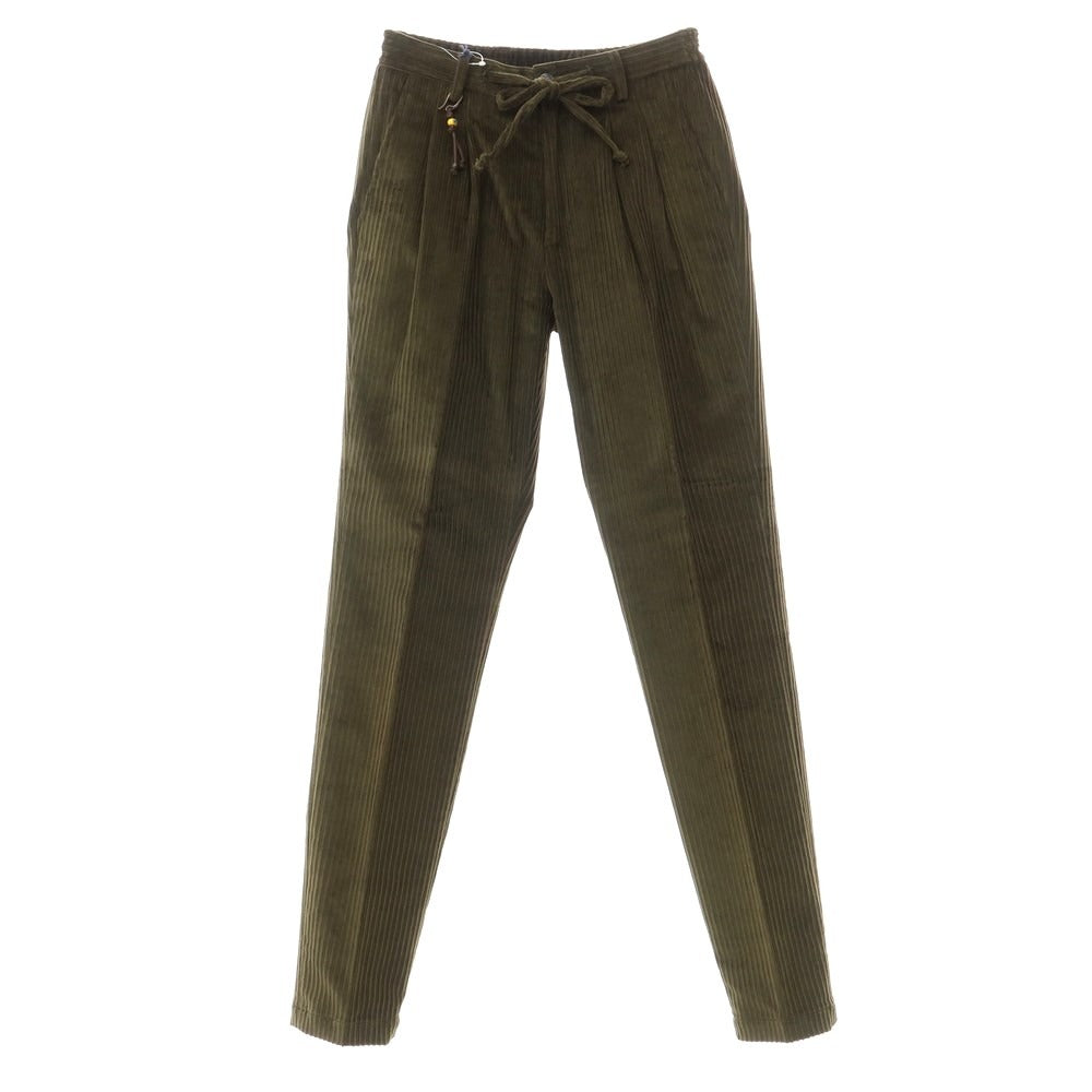 [New] Giannetto Easy Slacks Pants Olive [Size 42] [GRN] [A/W] [Condition Rank N] [Men&