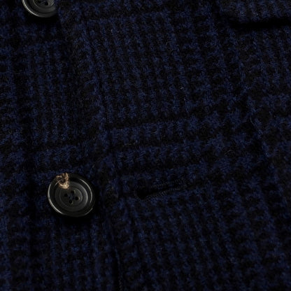 [New] CIRCOLO 1901 Wool Nylon Check Blouson Navy [Size XS] [NVY] [A/W] [Condition Rank N] [Men&