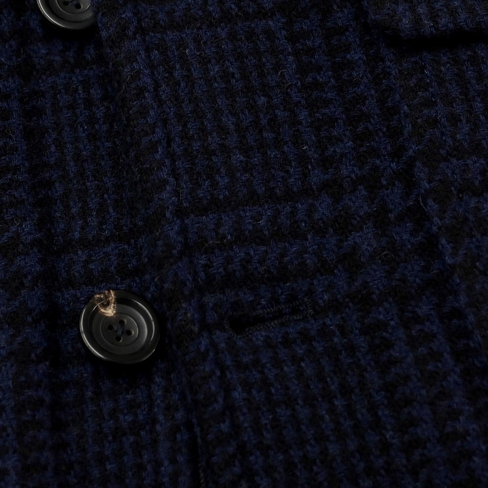 [New] CIRCOLO 1901 Wool Nylon Check Blouson Navy [Size S] [NVY] [A/W] [Condition Rank N] [Men&