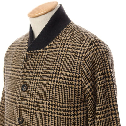 [New] CIRCOLO 1901 Wool Nylon Check Blouson Beige x Black [Size XS] [BEI] [A/W] [Condition Rank N] [Men&