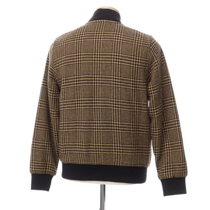 [New] CIRCOLO 1901 Wool nylon check blouson beige x black [Size S] [BEI] [A/W] [Condition rank N] [Men&